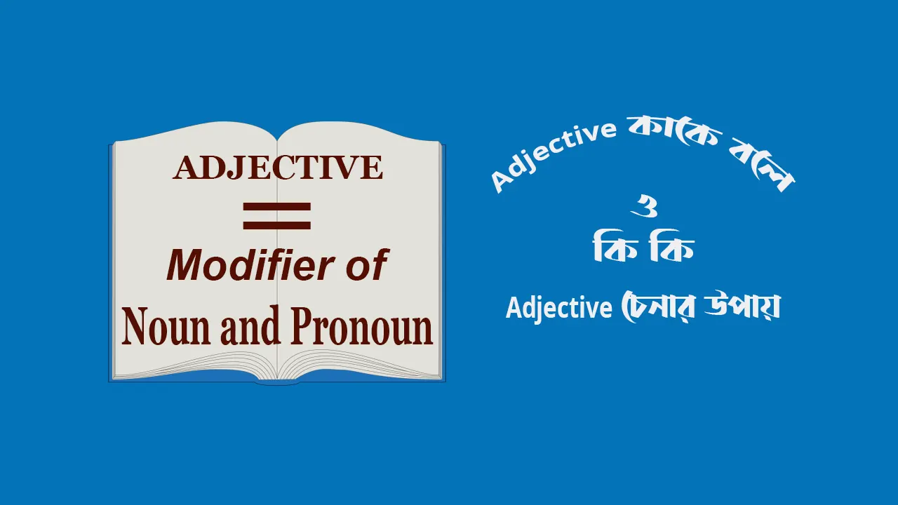 Adjective কাকে বলে ও কি কি